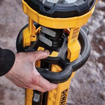 DEWALT 20V MAX LED Work Light, 3000 Lumens of Brightness with 3 Modes, Tripod Base, Bare Tool Only (DCL079B)