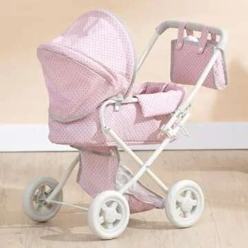 Olivia's Buggy-Style Baby Doll Stroller - Safe & Fun