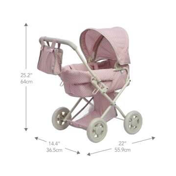 Olivia's Buggy-Style Baby Doll Stroller - Safe & Fun
