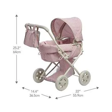 Olivia's Buggy-Style Baby Doll Stroller - Safe & Fun