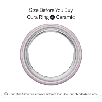Oura Ring 4 Ceramic Stylish Health Tracker for All