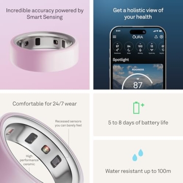 Oura Ring 4 Ceramic Stylish Health Tracker for All