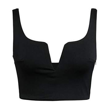 Stylish Susupeng Deep V Neck Sleeveless Crop Top
