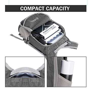 ZOMAKE Packable Backpack 18L for Travel & Hiking