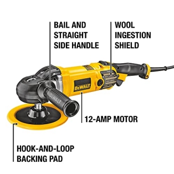 DEWALT DWP849X 7-in-9-in Polisher for Showroom Finish
