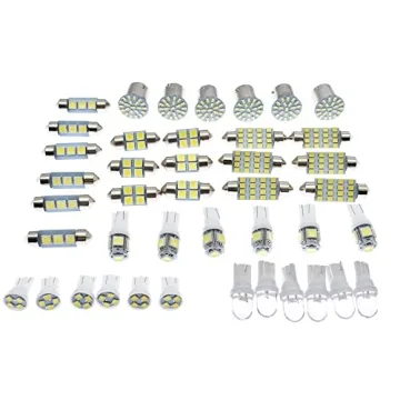 BRAVECOW 42-Piece LED Dome Lights Kit - Comprehensive Car Interior Lighting