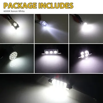 42-Piece BRAVECOW LED Dome Light Kit for Vehicles