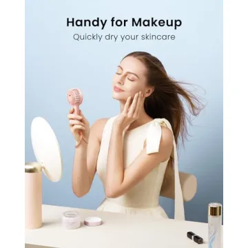 Gaiatop Mini Portable Fan USB Rechargeable 3 Speed Handheld