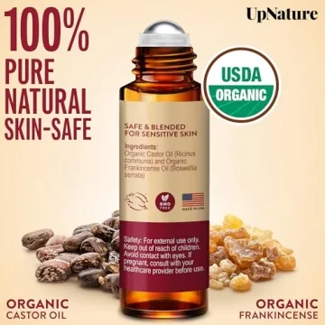 UpNature Organic Castor & Frankincense Oil Roll On