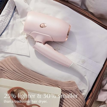 T3 Afar Lightweight Travel Hair Dryer for On-the-Go Styling