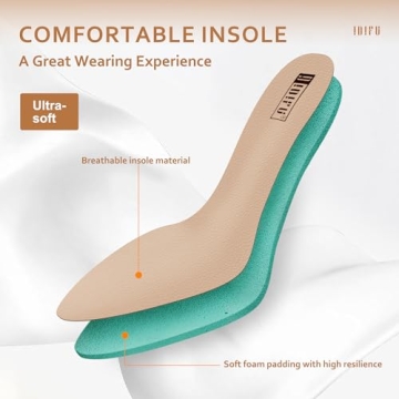 IDIFU Women's Fashionable Square Toe Ankle Boots in Style