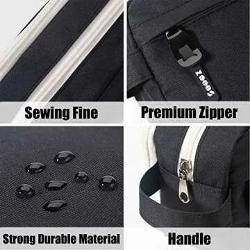 Sooez High Capacity Pencil Case - Big Organizer Pouch