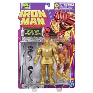 Marvel Legends Iron Man Gold Action Figure Collectible