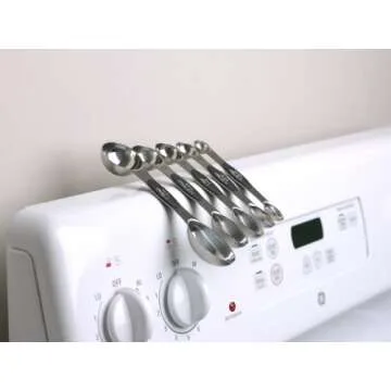 Progressive International Prepworks Magnetic Measuring Spoons, Set of 5,Black