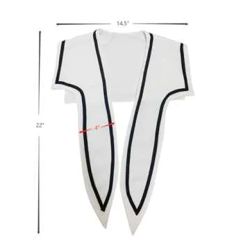 HoosaiyWoo Sailor Fake Collar - Chic Detachable Fashion Accessory for Women