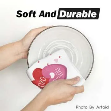 Shop Cute Valentine Kitchen Towels Set of 2 Online