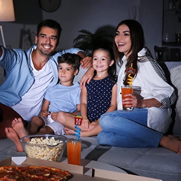 24 Pack Movie Night Drinking Straws for Fun Parties