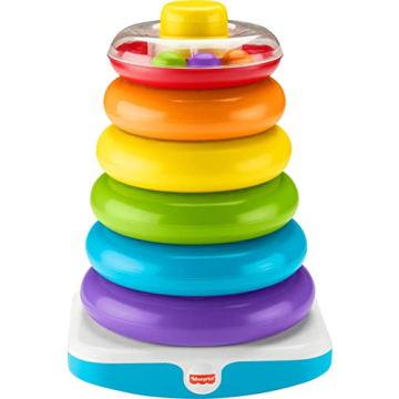 Fisher-Price Giant Rock-A-Stack Toy for Kids and Pets