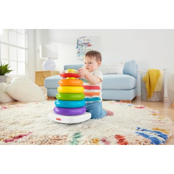 Fisher-Price Giant Rock-A-Stack Toy for Kids and Pets