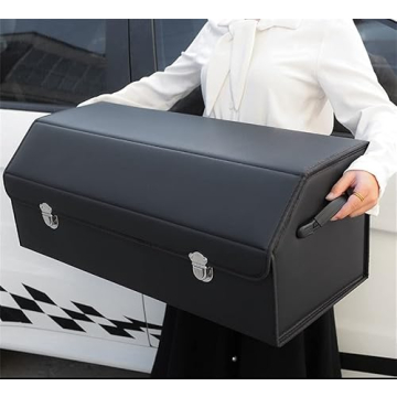 Durable Leather Trunk Organizer for Cars | Zrpiot 30 inches