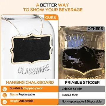 Elegant 1-Gallon Glass Beverage Dispensers for Parties