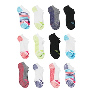 Hanes Girls Assorted Cool Comfort Ankle Socks Pack