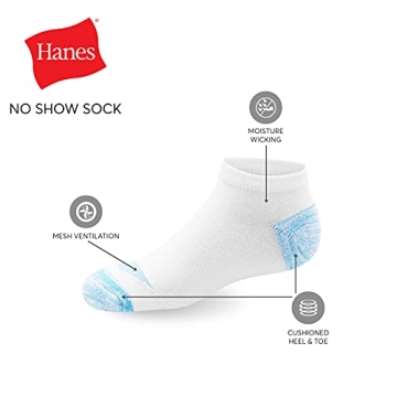 Hanes Girls Assorted Cool Comfort Ankle Socks Pack