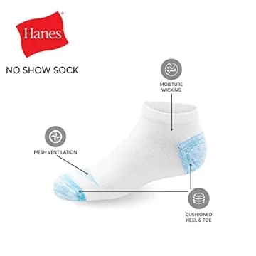 Hanes Girls Assorted Cool Comfort Ankle Socks Pack