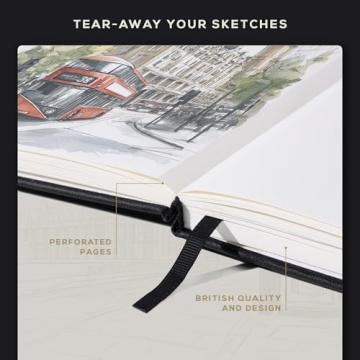 Luxury Beechmore Sketch Book A4 for Artists and Designers