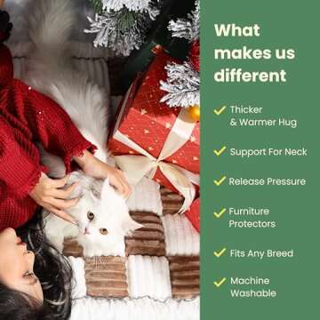 Cattasaurus Pet Couch Cover - Stylish Protector for Pets