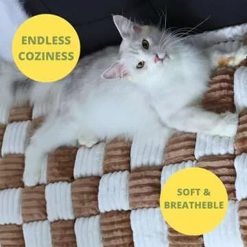 Cattasaurus Pet Couch Cover - Stylish Protector for Pets