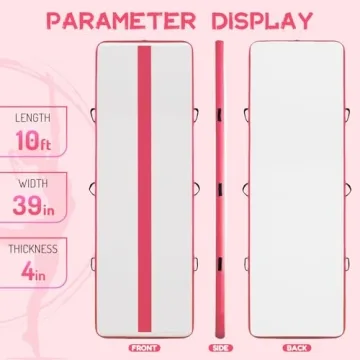 FEATH-R-LITE Inflatable Gymnastics Tumble Track 10ft