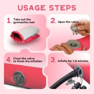 FEATH-R-LITE Inflatable Gymnastics Tumble Track 10ft