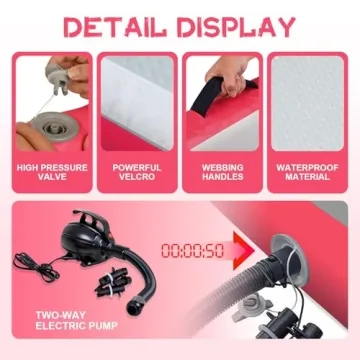 FEATH-R-LITE Inflatable Gymnastics Tumble Track 10ft