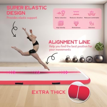 FEATH-R-LITE Inflatable Gymnastics Tumble Track 10ft