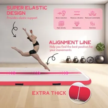 FEATH-R-LITE Inflatable Gymnastics Tumble Track 10ft