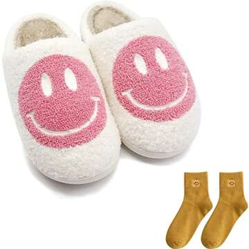 Memory Foam Laughing Slippers for Winter Comfort