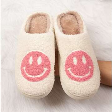 Memory Foam Laughing Slippers for Winter Comfort