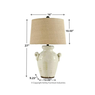 Emelda 27" Ceramic Table Lamp by Ashley Furniture