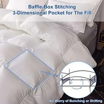 MH MYLUNE HOME Comforter Fluffy Lightweight King Size