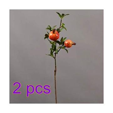 Vibrant Artificial Pomegranate Branches for Home Decor
