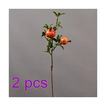 Vibrant Artificial Pomegranate Branches for Home Decor