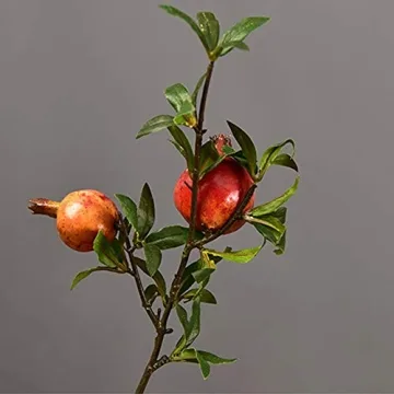 Vibrant Artificial Pomegranate Branches for Home Decor