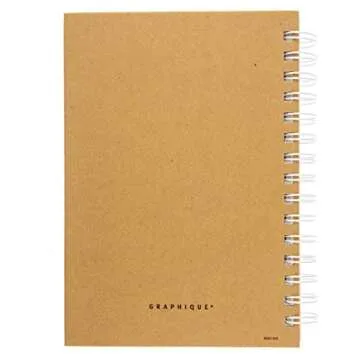 Graphique Designer Notebooks - Positive Mind. Positive Life. - Spiral Bound Writing Journals for Offices, Schools, Classrooms, and More - Hard Cover with 160 Ruled Pages (6.25" x 8.25")
