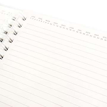 Graphique Designer Notebooks - Positive Mind. Positive Life. - Spiral Bound Writing Journals for Offices, Schools, Classrooms, and More - Hard Cover with 160 Ruled Pages (6.25" x 8.25")