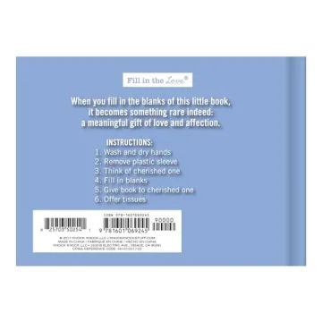 Personalized Knock Knock Mom Love Fill-in Book for Kids