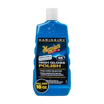 Meguiar's Marine/RV M4516 Professional Grade High Gloss Polish for Fiberglass & Gel Coat - 16 Oz