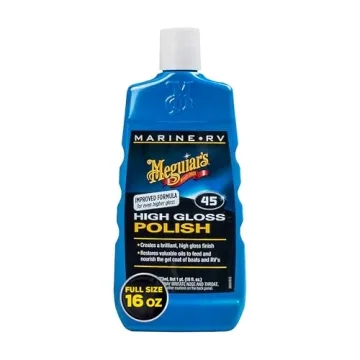 Meguiar's Marine/RV M4516 Professional Grade High Gloss Polish for Fiberglass & Gel Coat - 16 Oz