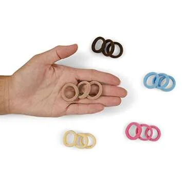 Heliums Small No-Damage Hair Ties for Kids and Adults