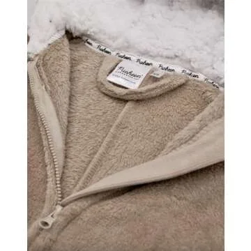 Pusheen Girls Onesie | All In One Fleece Loungewear | Pink Brown OR Character Options Cat Pajama Complete Set | Sherpa Hood